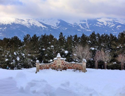 Puerto de la Morcuera: nieve en Madriid